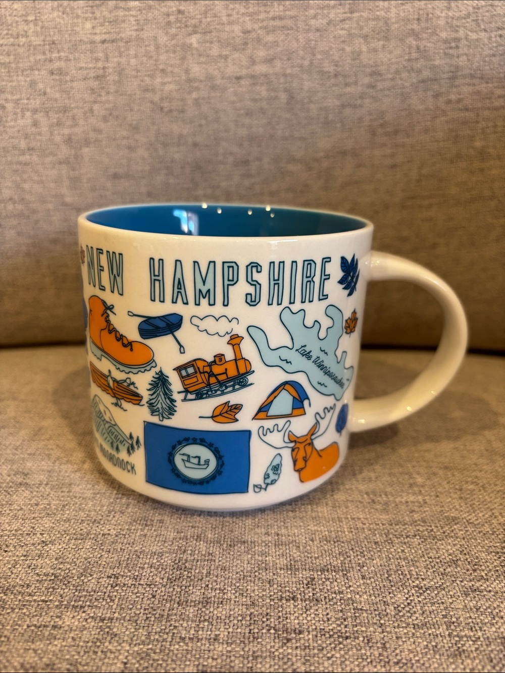 Starbucks Been There Series Across the Globe New Hampshire Ceramic Mug